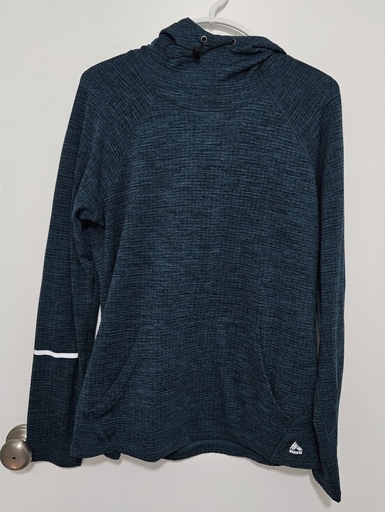 RBX Tops - RBX Women's Teal Cowlneck  Athletic Hoodie‎ Sweatshirt Size Large